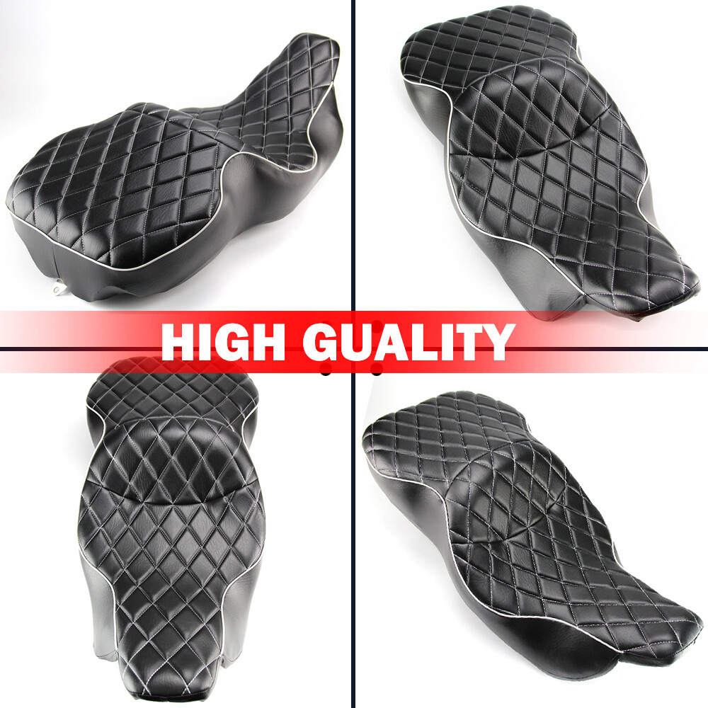For Harley Electra Glide Ultra Classic FLHT 1997-2007 Low-Profile Passenger Seat