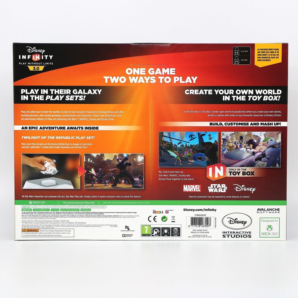 Star Wars Starter Pack - Microsoft Xbox 360 - Disney Infinity 3.0 - New