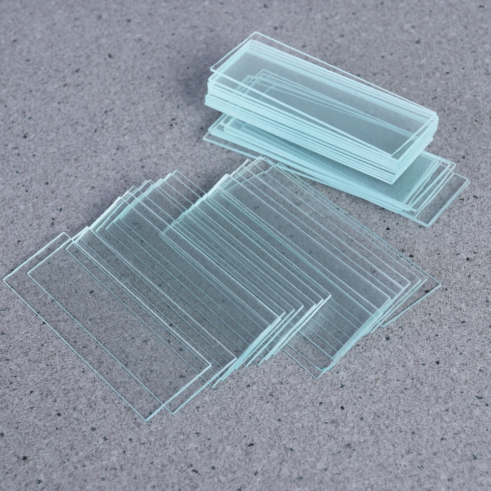 Blank Microscope Slides and Square Cover Glass for for Optical Microscope New