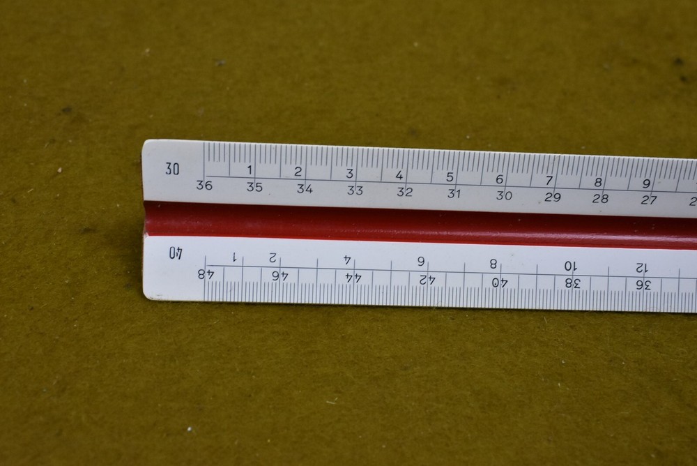 Faber-Castell No. 873C-21 Architects Triangular Scale Rule