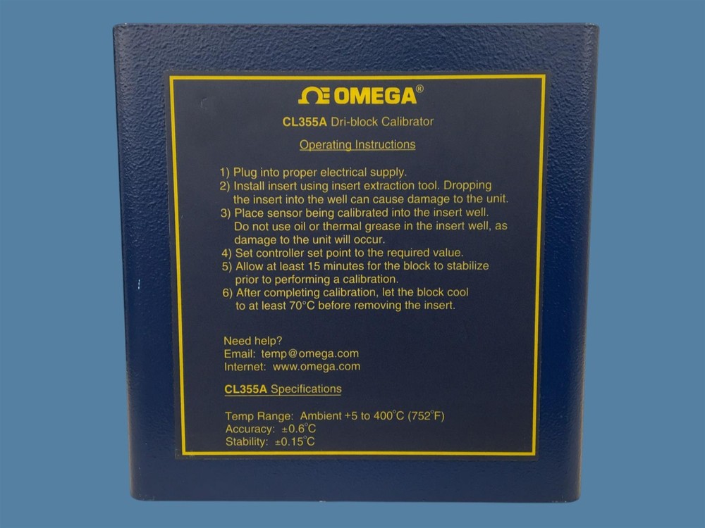 Omega Engineering CL355A Dri-Block Calibrator