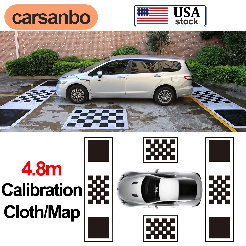 For 360° Car Camera Panoramic View System Checkered Reusable Calibration Cloth