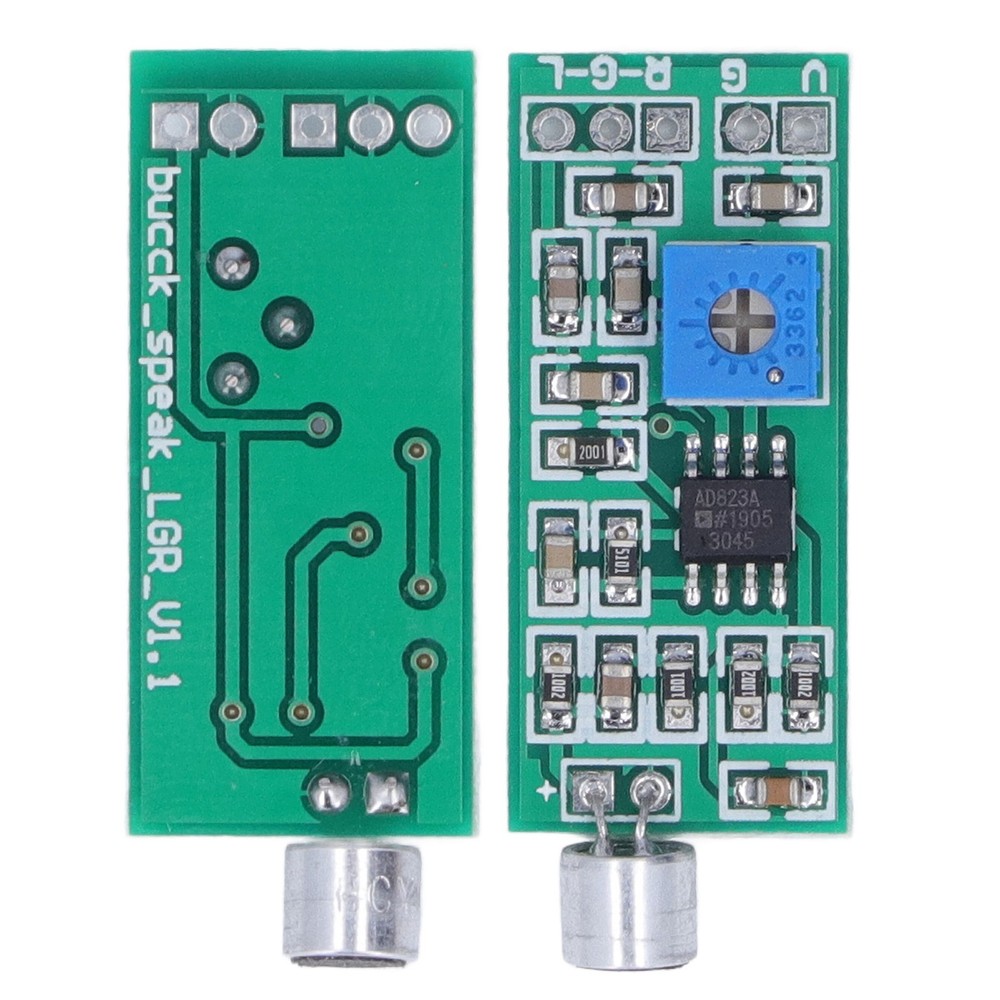 Microphone Pickup Module Dual Channel Output Adjustable Gain Amplifier Board For