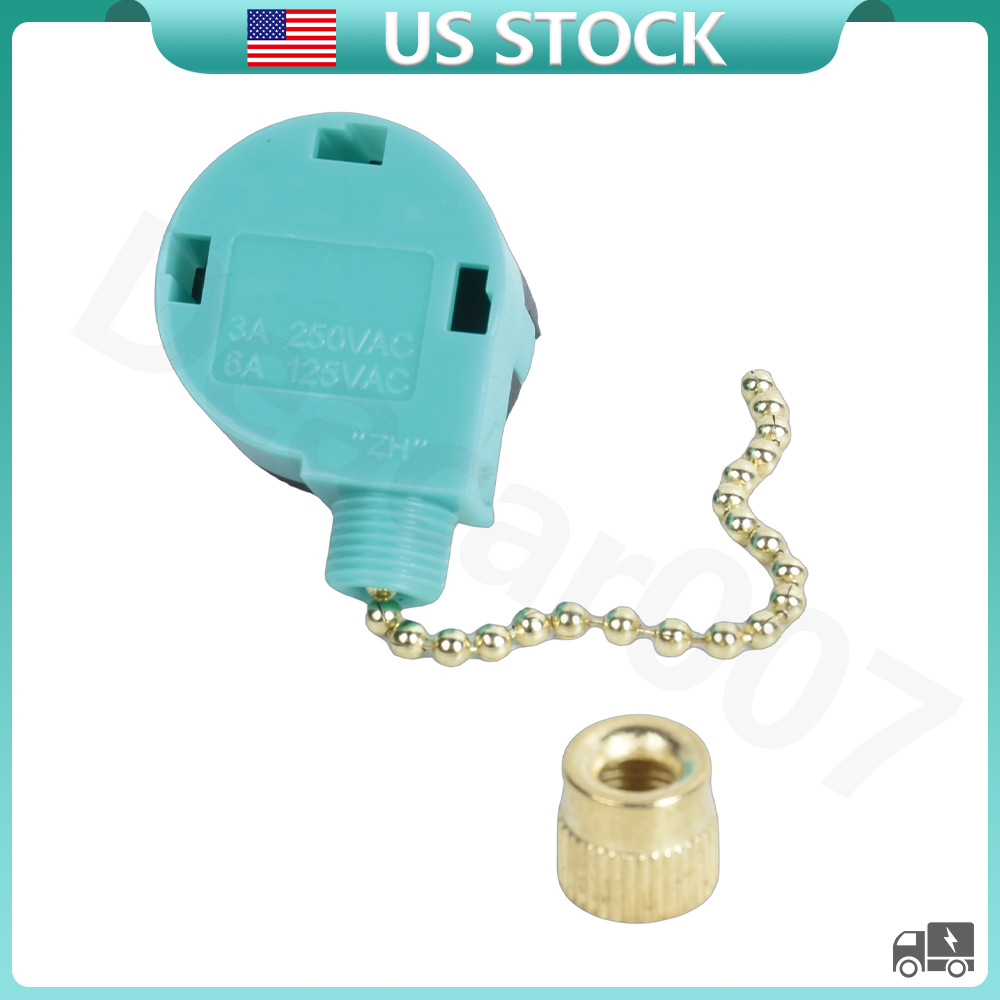 3 Speed 4 Wire Ceiling Fan Switch For Hunter Harbor Breeze Hampton Bay ZE-268S6