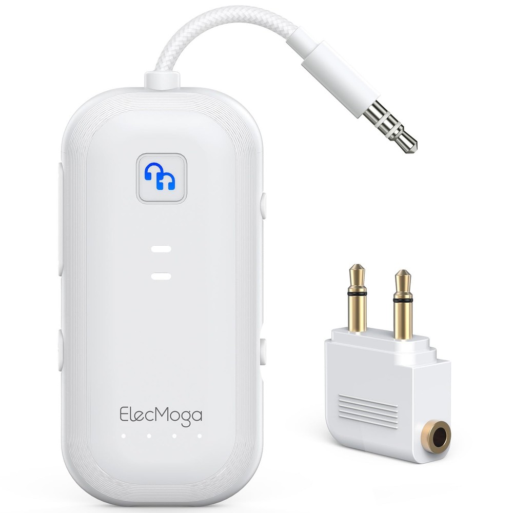 2025 Upgraded Airplane Bluetooth 5.4 Transmitter with aptX Adaptive, Airplane...