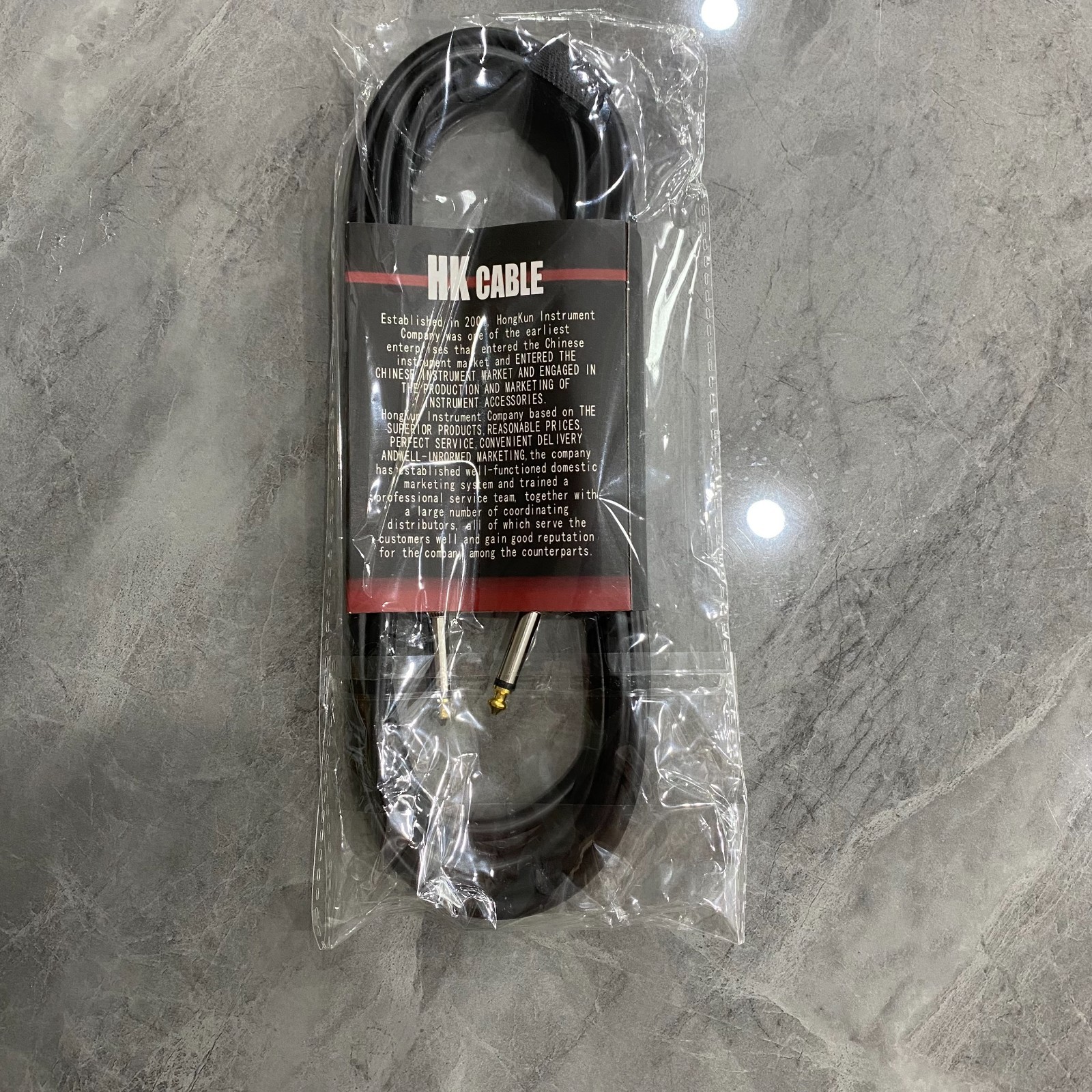 1 pcs Guitar Cable 10ft 3m Amp Cord for Electric Guitar Bass Instruments Black