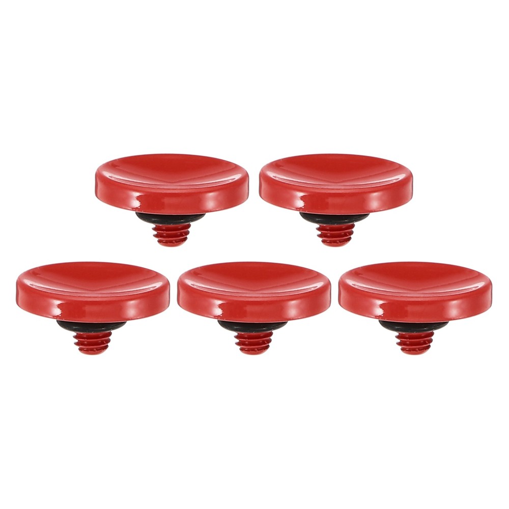 Camera Shutter Button 5pcs Shutter Release Button Concave, Red