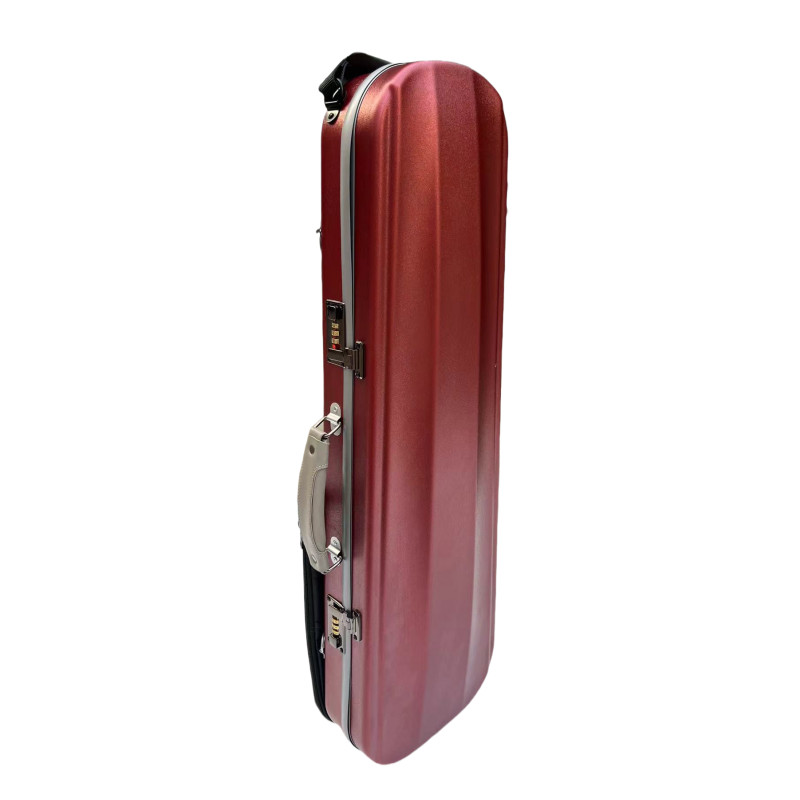 High-grade 4/4 Violin Case Abrazine dark red Compound material, with coded lock