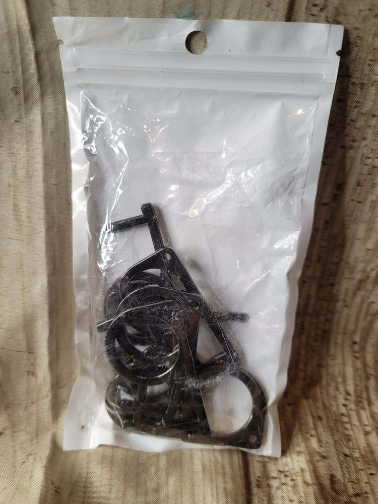 10 Pk Touchless Door Opener Keychain