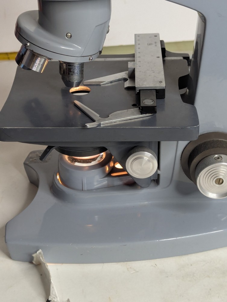 American Optical Spencer Professional Fifty Metal Binocular Microscope