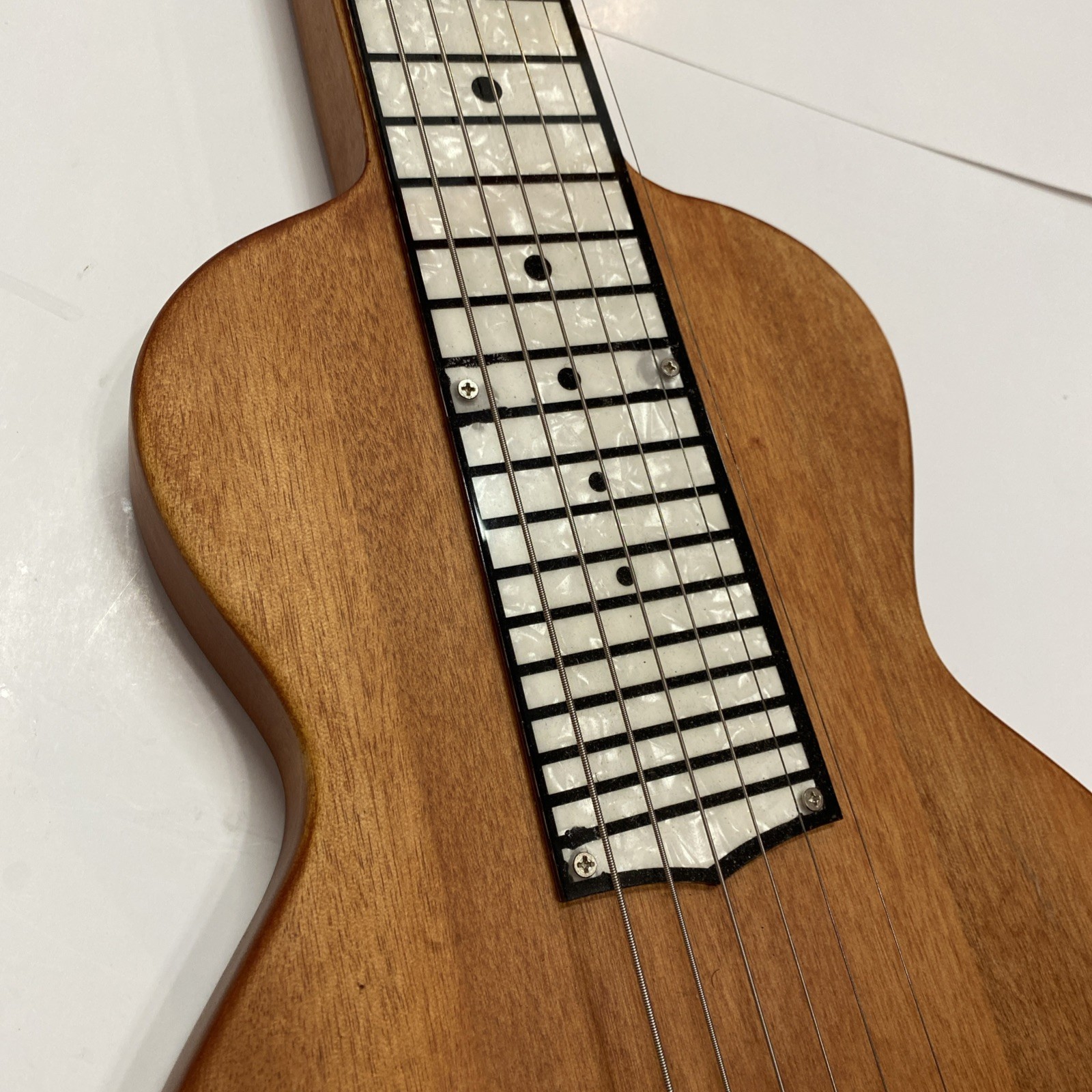 Recording King 6-String Lap Steel Electric Guitar Mahogany