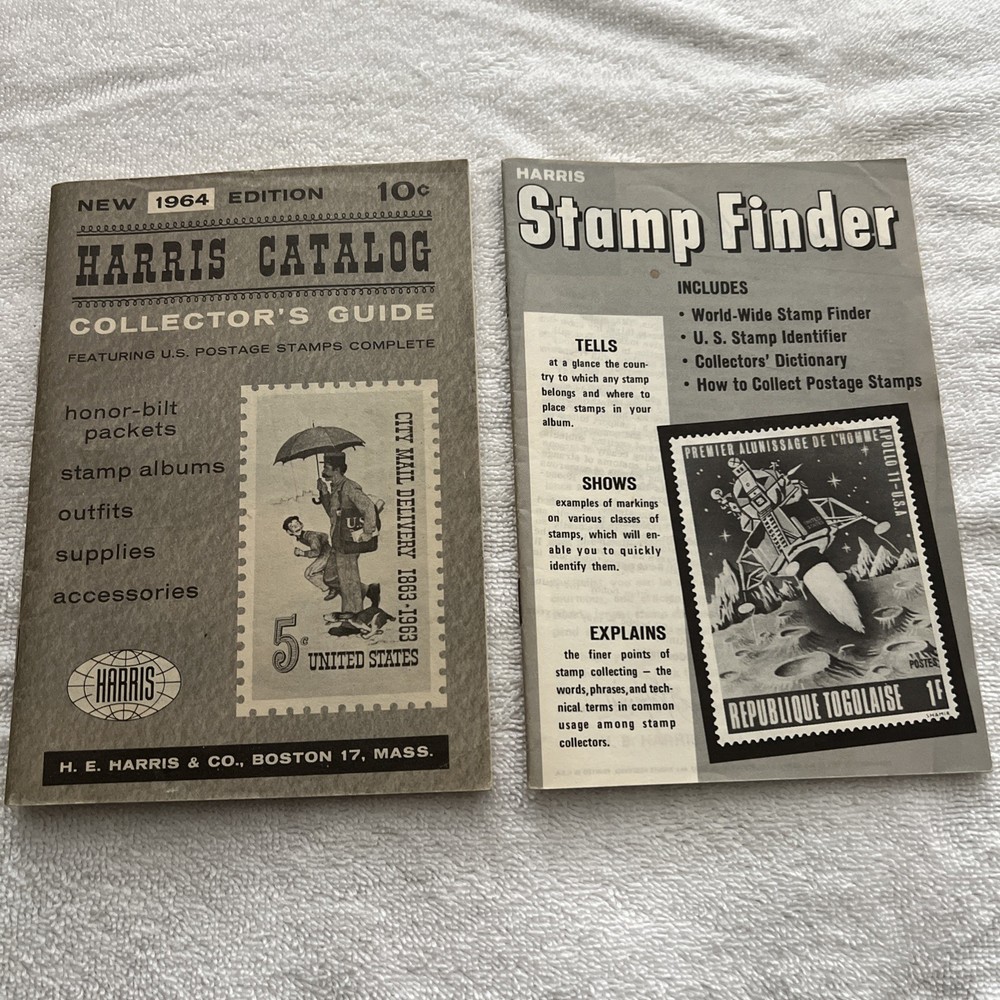 Harris Stamp Catalog 1964 Collectors Guide Stamp Pricing Guide