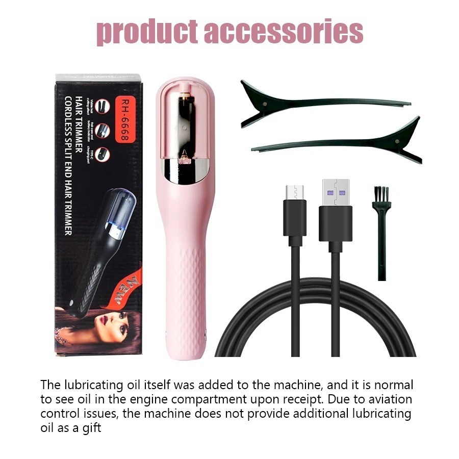 Split End Hair Trimmer Cordless Auto Cutter For Dry & Damaged Hair