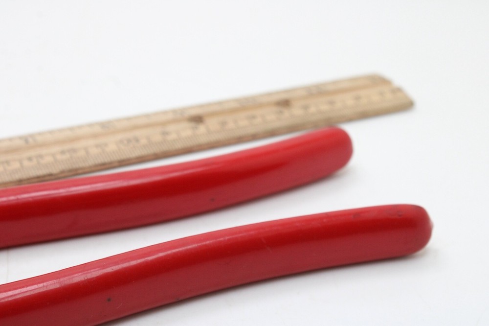 Unbranded 10" RED Rubber Handle Forge Nipper Tool