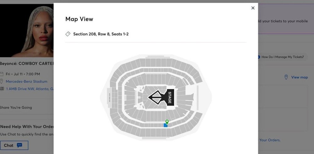2 Cowboy Carter Tickets 🚨