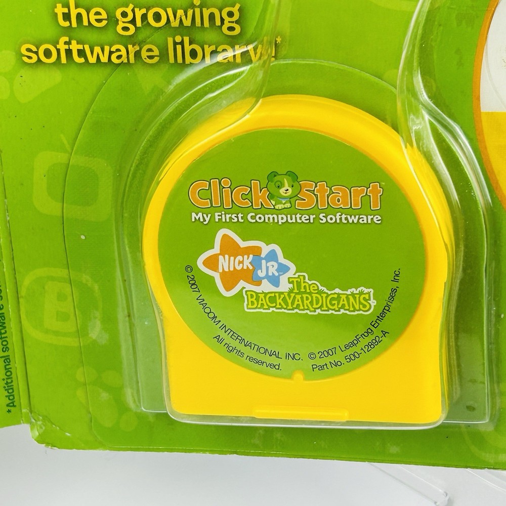 Leap Frog Click Start Nick JR The Backyardigans Number Pie Samurai 2007 New
