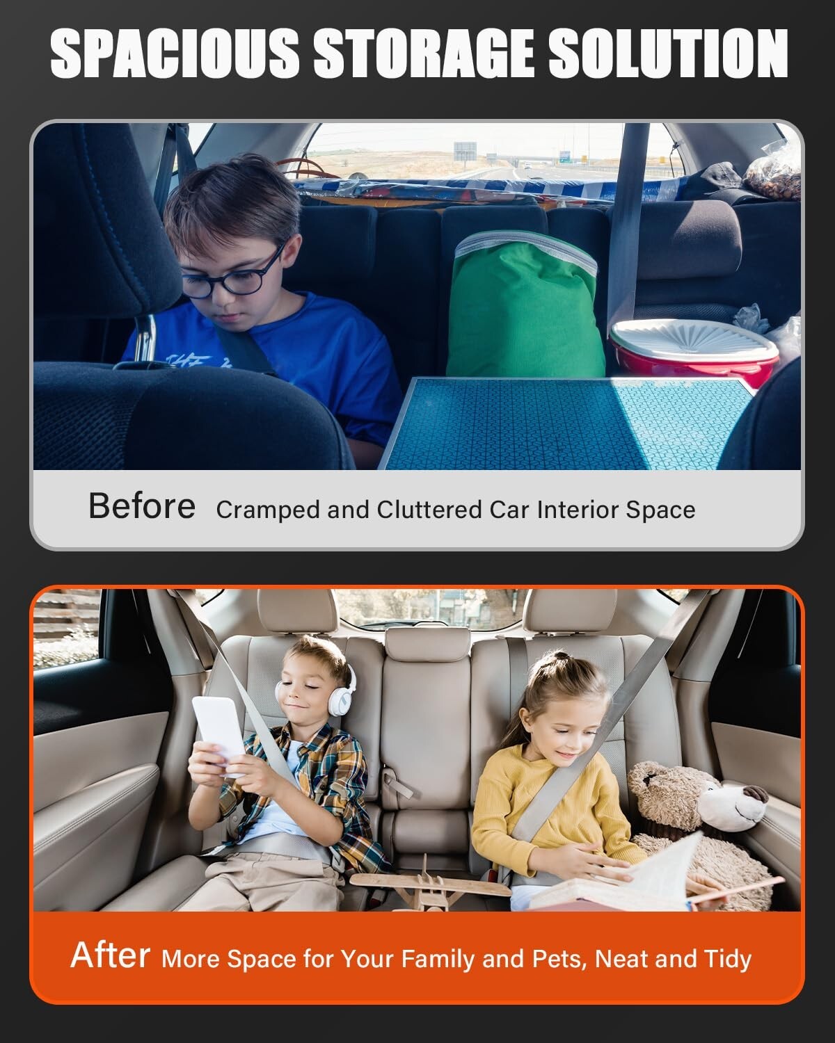 Waterproof Rooftop Cargo Carrier Bag 15 Cubic Feet Car SUV Roof Top Storage