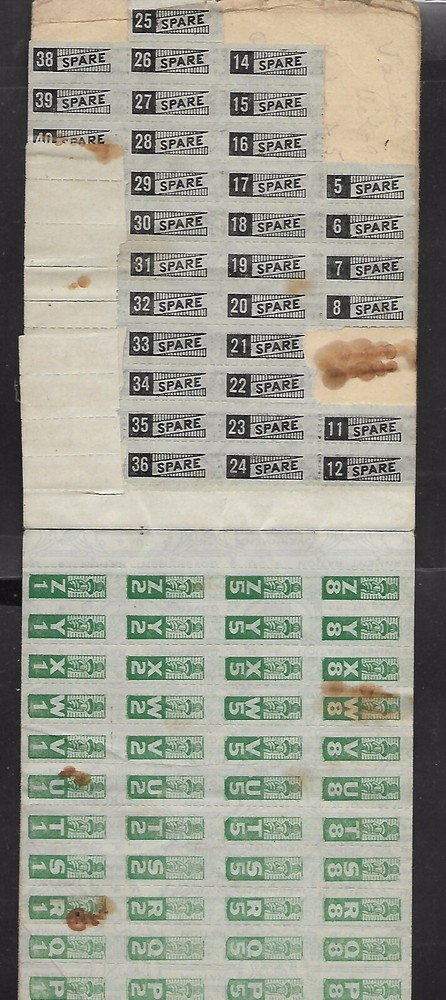 UNITED STATES WAR PARTIAL RATION BKLT