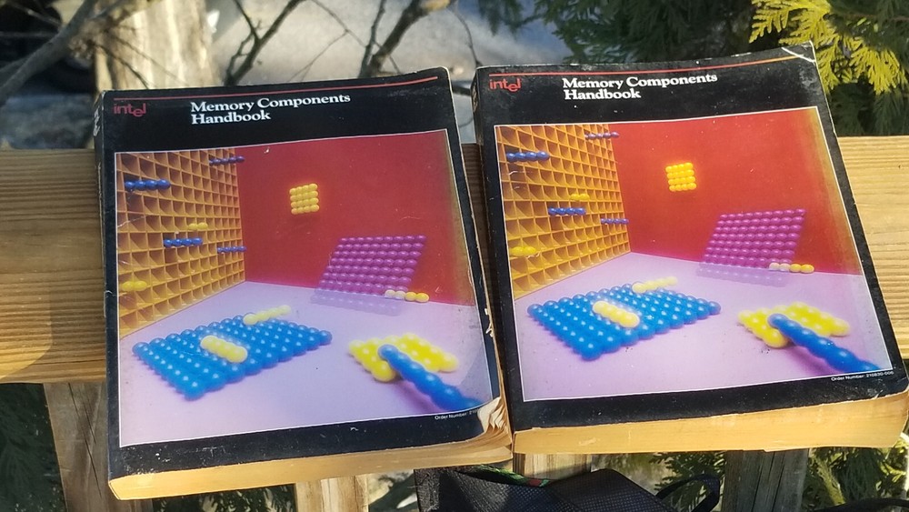 1 OR 2 VINTAGE ELECTRONICS BOOKS 1987 INTEL MEMORY COMPONENTS HANDBOOK