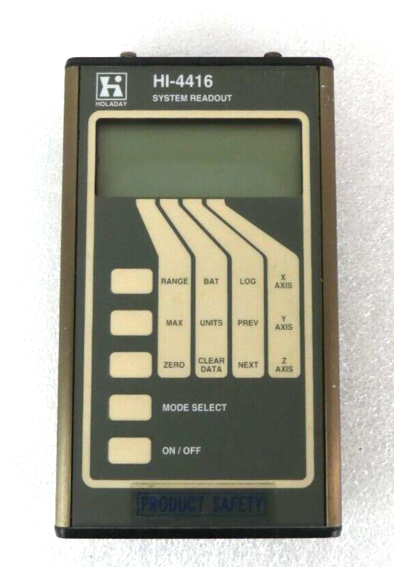 Holaday Industries HI-4416 Numeric EMF Readout Meter Working Surplus