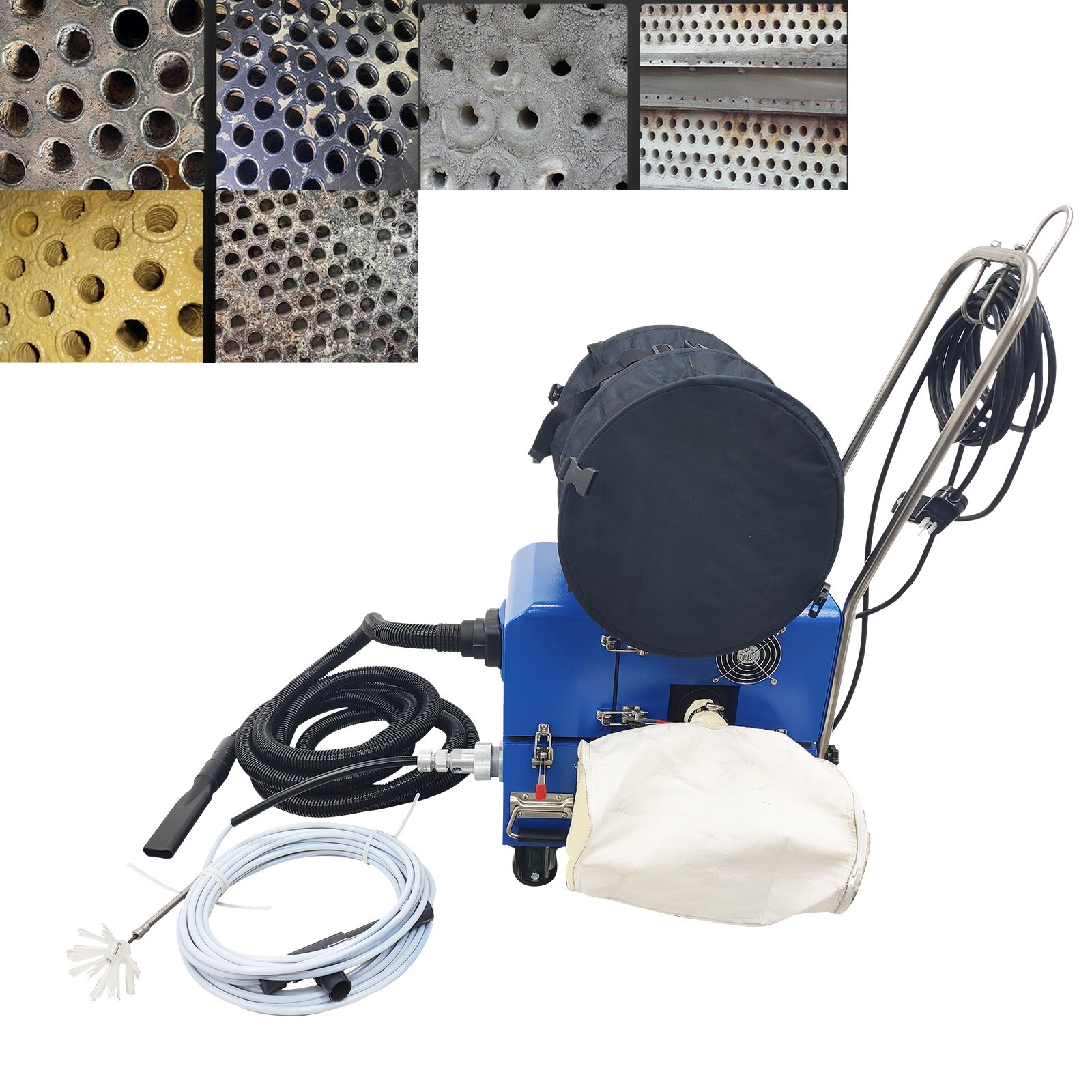 110V/220V Fresh Air Duct Cleaning Machine with Sweeping &Vacuum Suction