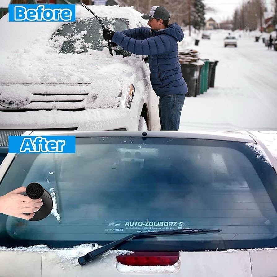 4 Pack Magical Car Ice Scraper for Car Windshield, Snow Scraper