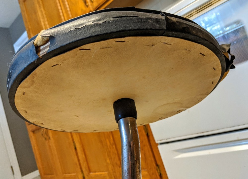 Vintage Dewey Drum Throne Seat Stool