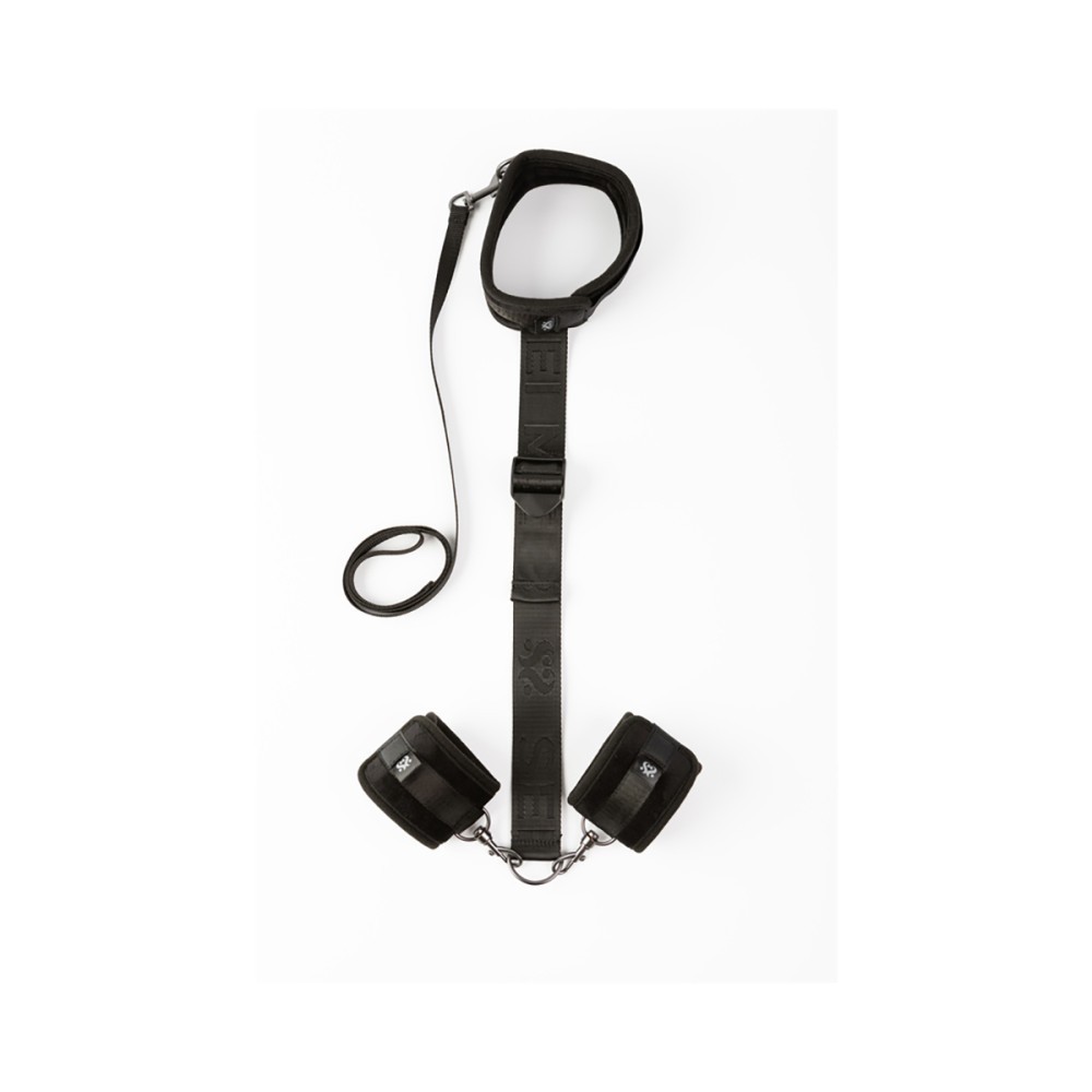 SEI MIO Neck & Wrist Restraint Kit – Adjustable Collar & Cuffs Set