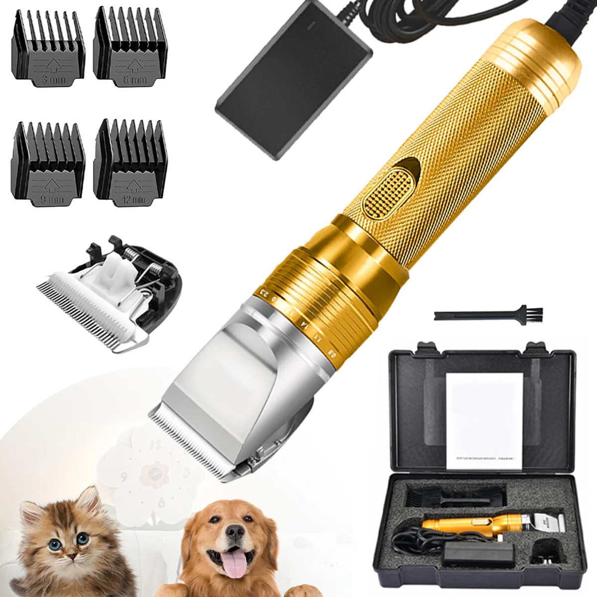 Dog Clippers for Grooming, 110V Professional Electric Sheep Shears Pet Grooming