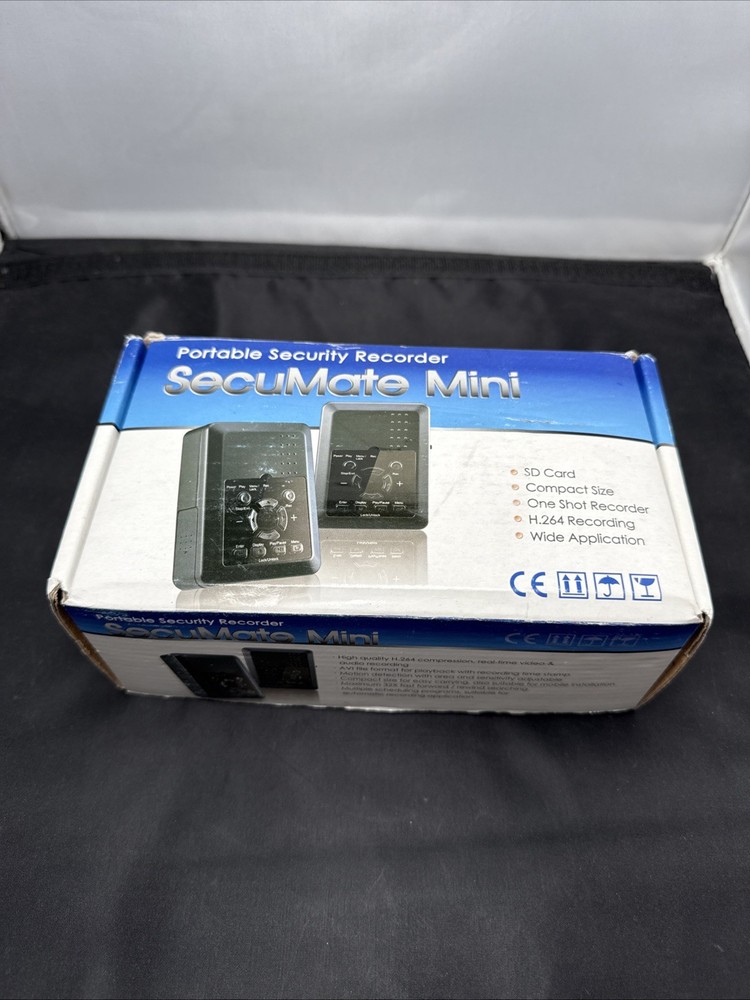 Secumate Mini Portable Security Recorder Tested and Working Open Box