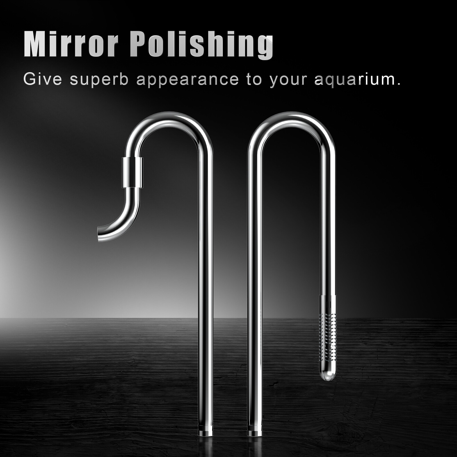 USA Shipping Stainless Steel Filter Pipe Inflow And Outflow for Aquarium Tank