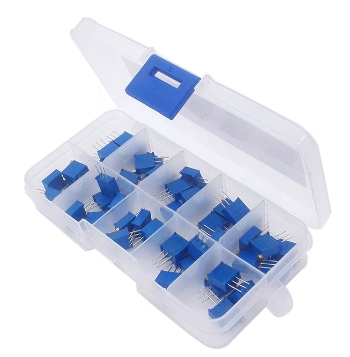 3296W Multi-turn trimmer potentiometer 3296 Variable Resistor Kits With Box