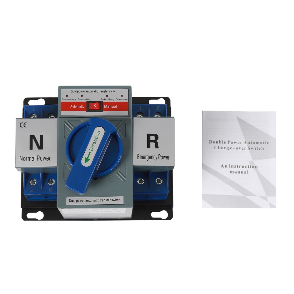 Dual Power Automatic Transfer Switch AC110V 63A - Fast & Safe Conversion