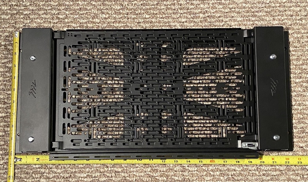 Middle Atlantic Component Storage Sliding Mount Plate for AV Systems, Black