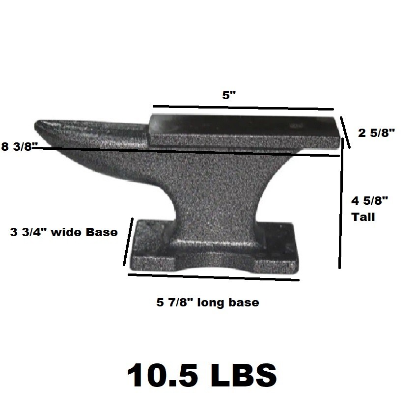 Anvil Knife Making Hobby Blacksmith 10.5 LBS Cast Iron
