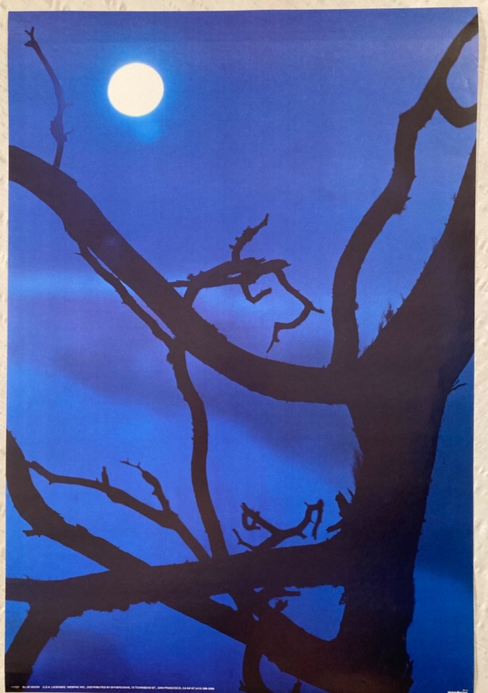Blue Moon 1972 Poster Synergisms Wespac Scandecor