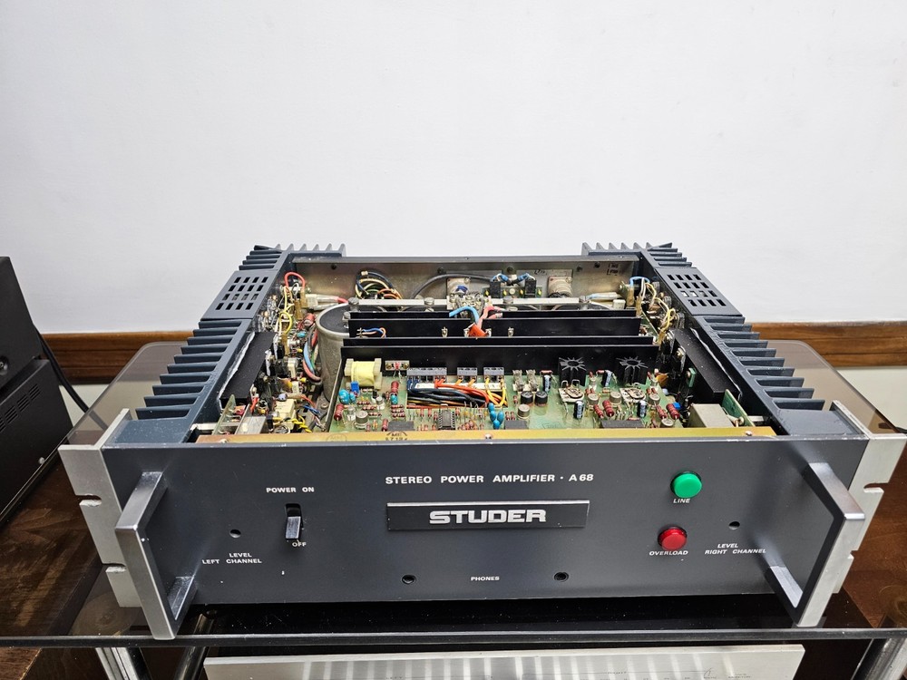Studer A-68 Power Amp Serviced Good Condition
