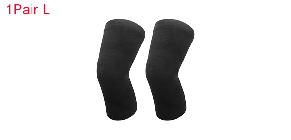 Comfortable Knee Pads Large Size Black 1 Pair