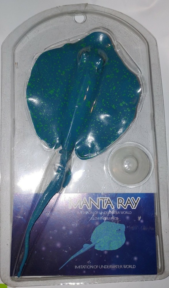 (2) "Manta Ray" Glowing  Underwater Decorative Stingray