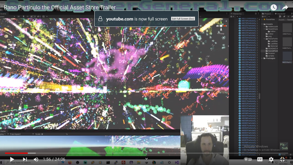 Unity3d: RANO PARTICULO PARTICLE EFFECT GENERATOR! Making games never so fun.