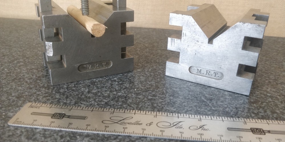 Machinist Made ~ V Block and Clamp set, Matched Pair