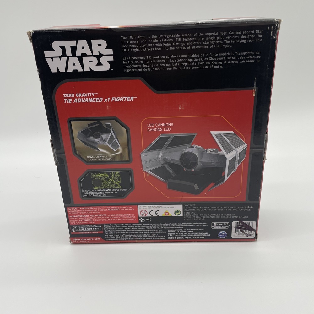 Air Hogs Star Wars Remote Control Zero Gravity TIE Advance X1