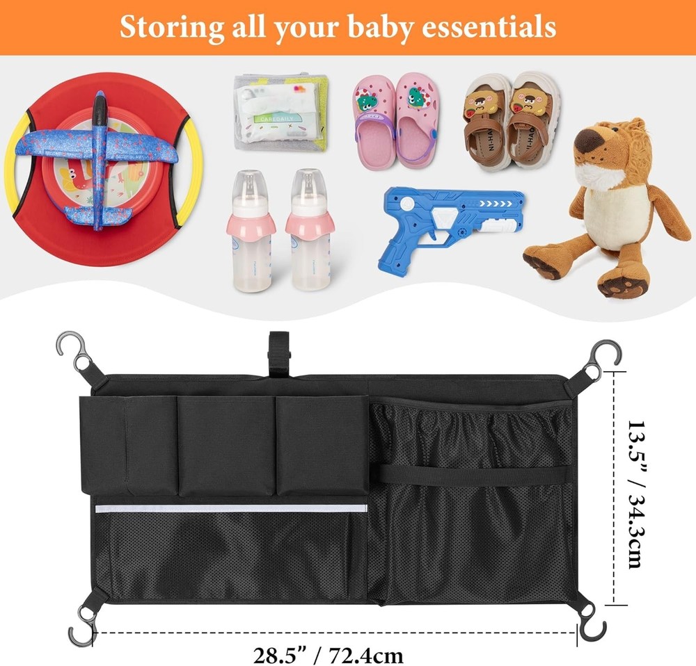Stroller Wagon Cargo Net - Compatible with Wonderfold & Keenz Models, Black