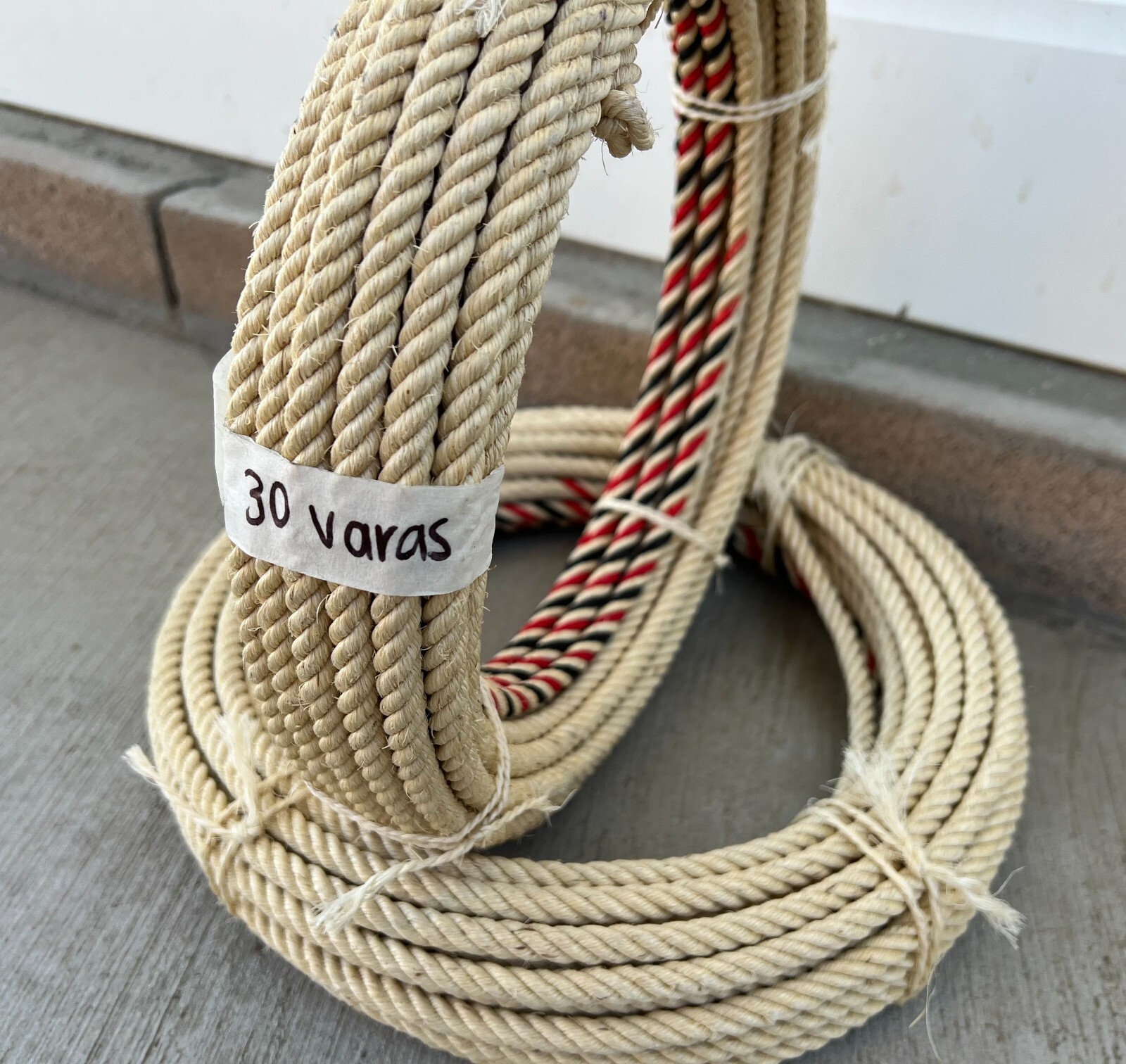 82 ft Soga Charra De Ixtle, Charro Rope, Reata Para Laza. Chavinda de Ixtle