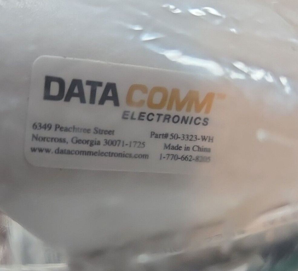 DataComm Electronics Flat Panel TV Cable Organizer White 50-3323-WH KIT