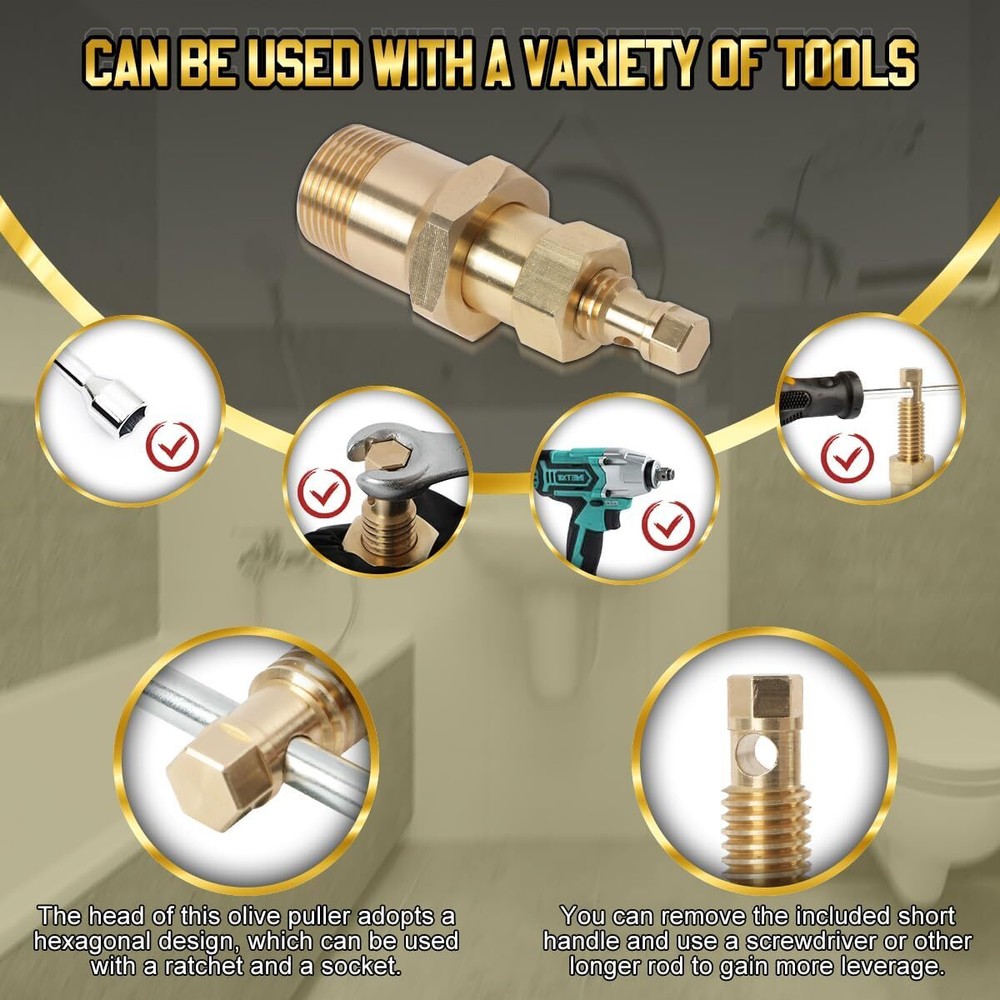 Puller Copper Compression Ring Extractor Sleeve Ferrule Removal Tool,NOT Damage