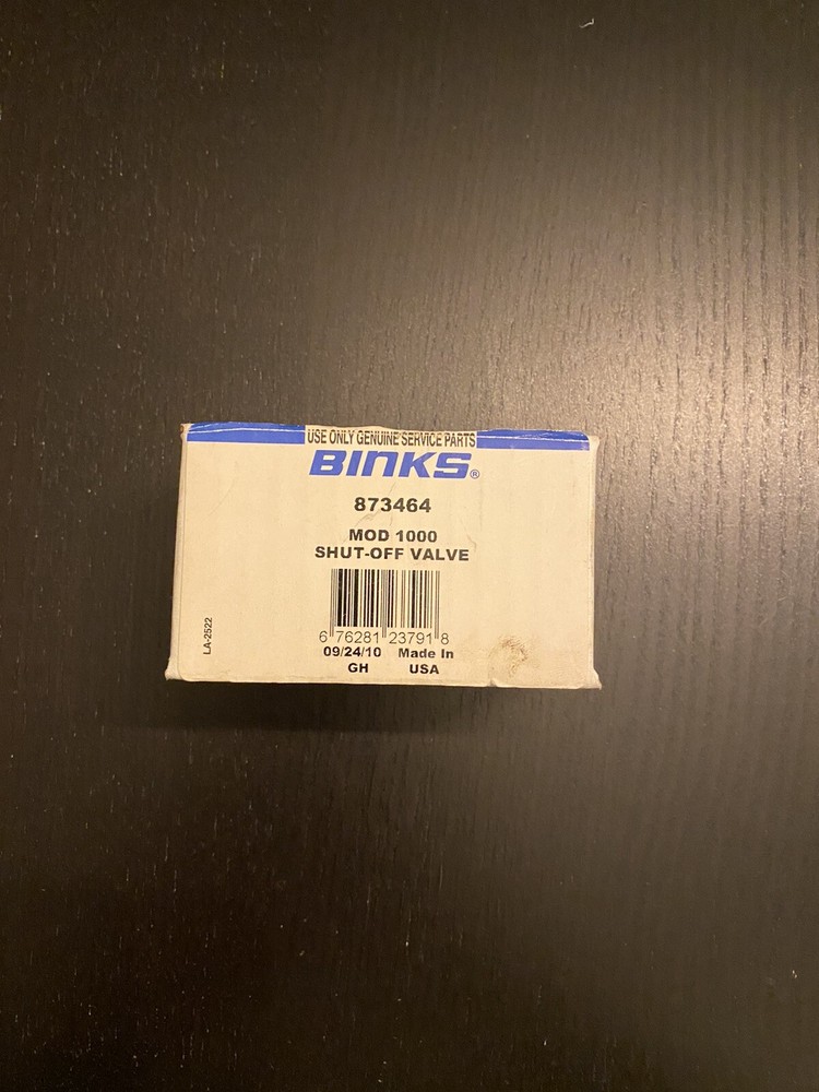 Binks 873464 Mod 1000 shut-off valve