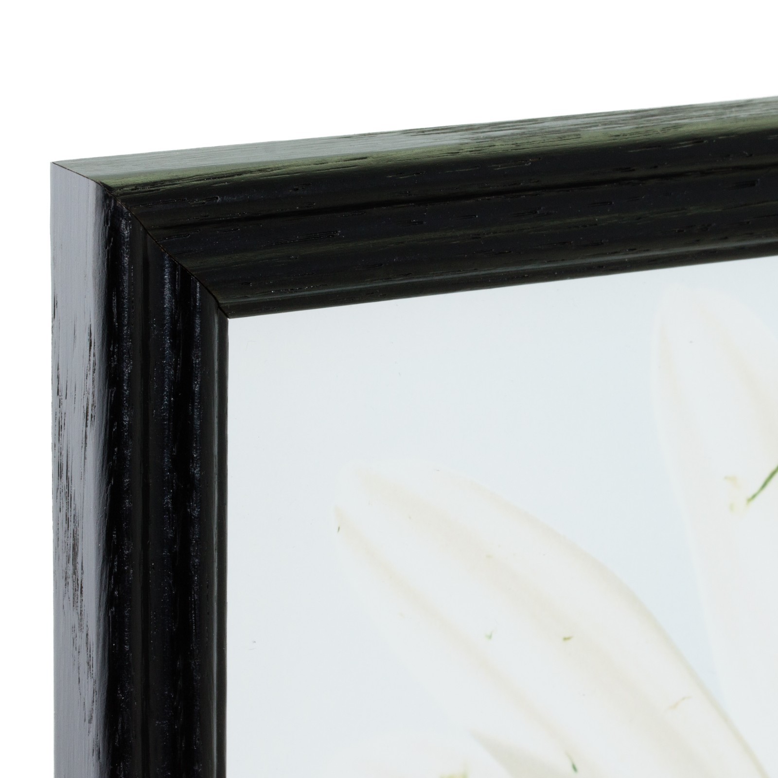 Wiltshire 200, .75" Black Solid Wood Picture Frame, Common Sizes 4x5 - 24x36