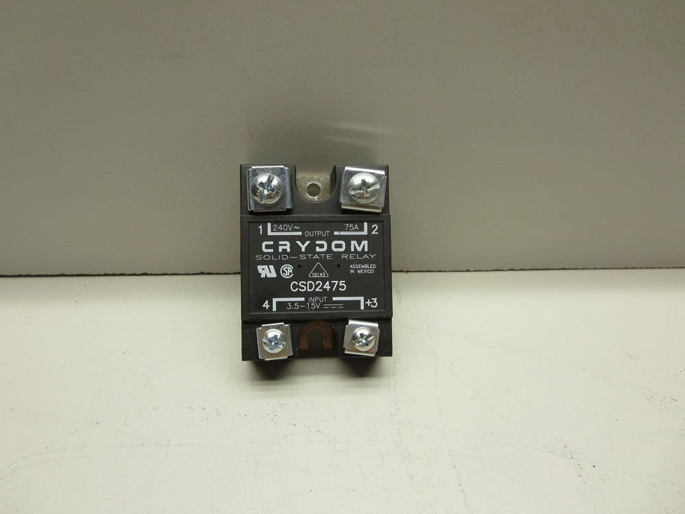 Crydom, CSD2475, Solid State Relay, In 3.5-15 Vdc, Out 240 Vdc 75 A, NOT Tested