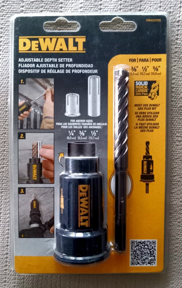 DeWalt Adjustable Depth Setter * DWA5537DS * U.S.A. * SDS